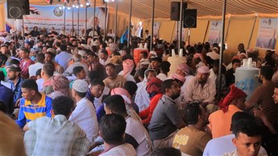 فعالية حافة الحوطة تتصدر مشهد الاعتصام المفتوح بسيئون