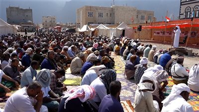 ساحة الاعتصام المفتوح بسقطرى تحتضن جمعة الجنوب العربي لكل وبكل أبنائه