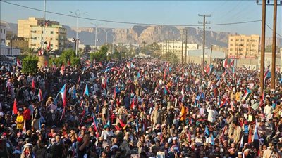 سيئون تشهد مليونية جماهيرية كبرى تحت شعار 