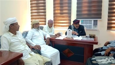 اليزيدي يلتقي ممثلو الاتحاد العام لقبائل الجنوب في حضرموت بالعاصمة عدن 