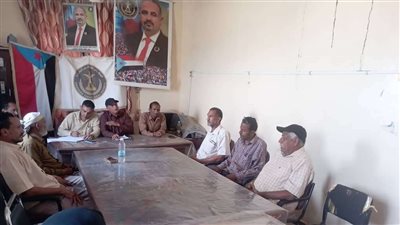 تنفيذية انتقالي الحصين تناقش التحضير لإحياء ذكرى تأسيس الجيش الجنوبي وتؤكد دعمها للتصعيد الشعبي