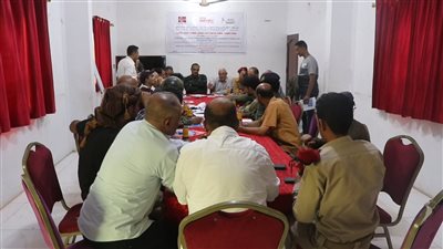 العميد عبدالله مهدي يشارك في جلسة نقاشية حول إطلاق النار في الأعراس والمناسبات