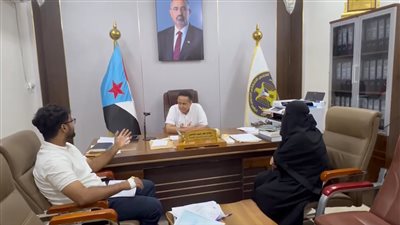 الحالمي يناقش تعزيز نشاط منسقية انتقالي جامعة حضرموت وتطوير أدائها