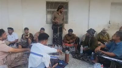 وثيقة لوجهاء حذة وشقبان وشعرة بيافع رصد تقر منع إطلاق النار في المناسبات